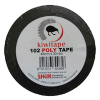 Picture of BLACK DANCO POLY HEAVY INDUSTTAPE 48mm x 30MTRS