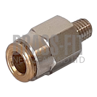Picture of CLM1168 6MM TUBE x M10x1 MALE CONNECTOR PUSH IN