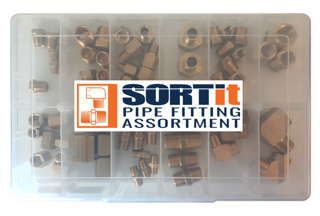 Picture of BRASS PIPE FITTING ASSORTMENT KIT