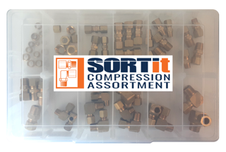 Picture of BRASS COMPRESSION FITTING ASSORTMENT KIT