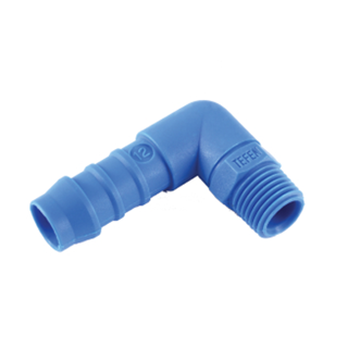 Picture of TEF202 NYLON 90° ELBOW BARB CONNECTOR