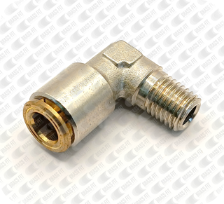 Picture of CLM1169 6MM TUBE x M8x1 MALE ELBOW FIXED PUSH IN