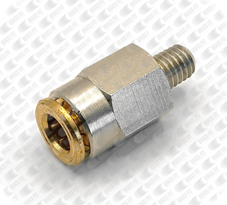 Picture of CLM1168 6MM TUBE x M6x1 MALE CONNECTOR PUSH IN