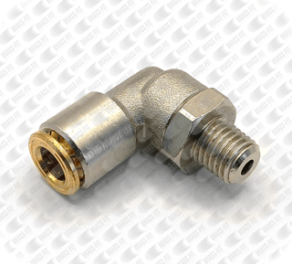 Picture of CLM1169 6MM TUBE x M8x1 MALE ELBOW SWIVEL PUSH IN