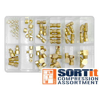 Picture of ASSORTMENT KIT - BRASS COMPRESSION FITTING